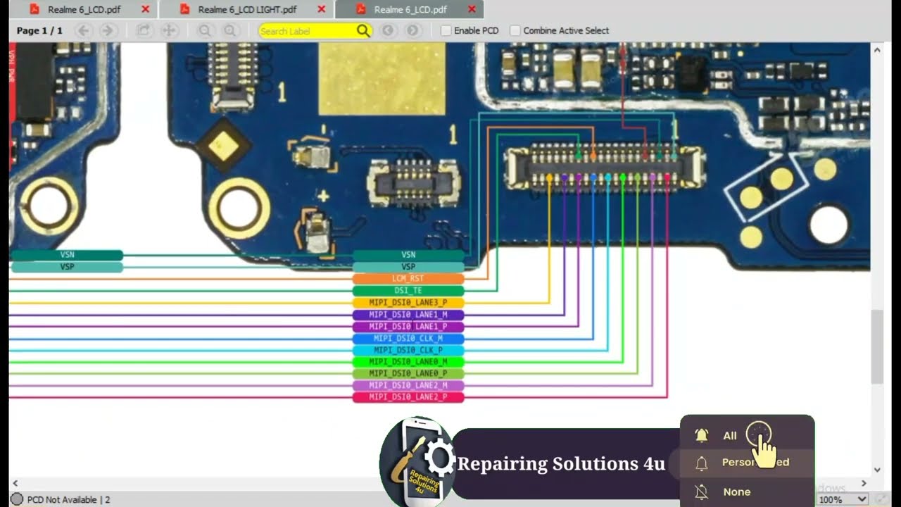 Realme 6 display not shown /display ic ways | Lcd  line problem | Realme 6 graphics laenge