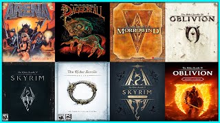 THE EVOLUTION OF THE ELDER SCROLLS GAMES   (1994-2025)