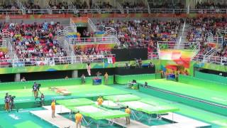 2016 olympic trampoline Gold medal performance