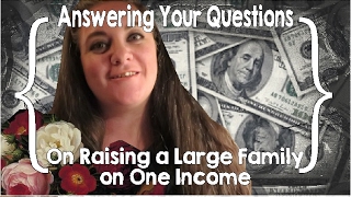 Large Family Money Q & A ║ Answering Your Questions About Raising 8 Kids on One Income