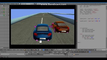 Blender Game Engine - Racing AI test part# 2