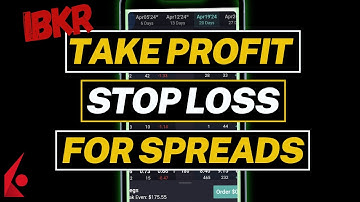 Take Profit & Stop Loss Orders For Option Spreads (IBKR Mobile App)