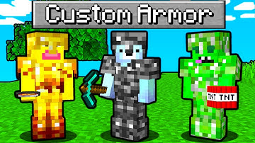 We Added CUSTOM ARMOR To Minecraft...
