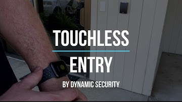 100% TOUCHLESS ENTRY by Dynamic Security using Contactless Readers & Spider Automatic Door Openers
