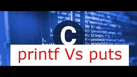 Difference between  printf and puts in C programming (Hindi)