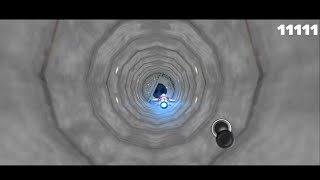 Tunnel trouble  game world record Tunnel trouble space jet 3D game world record screenshot 4