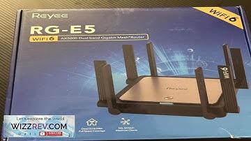 Reyee RG E5 WiFi 6 AX3200 Dual Band Gigabit Mesh Router In Open