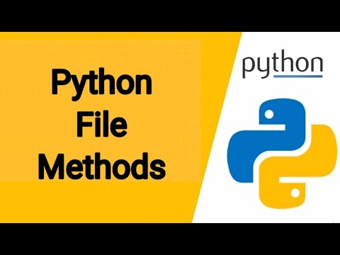 Tutorial 5-Python File Methods - YouTube