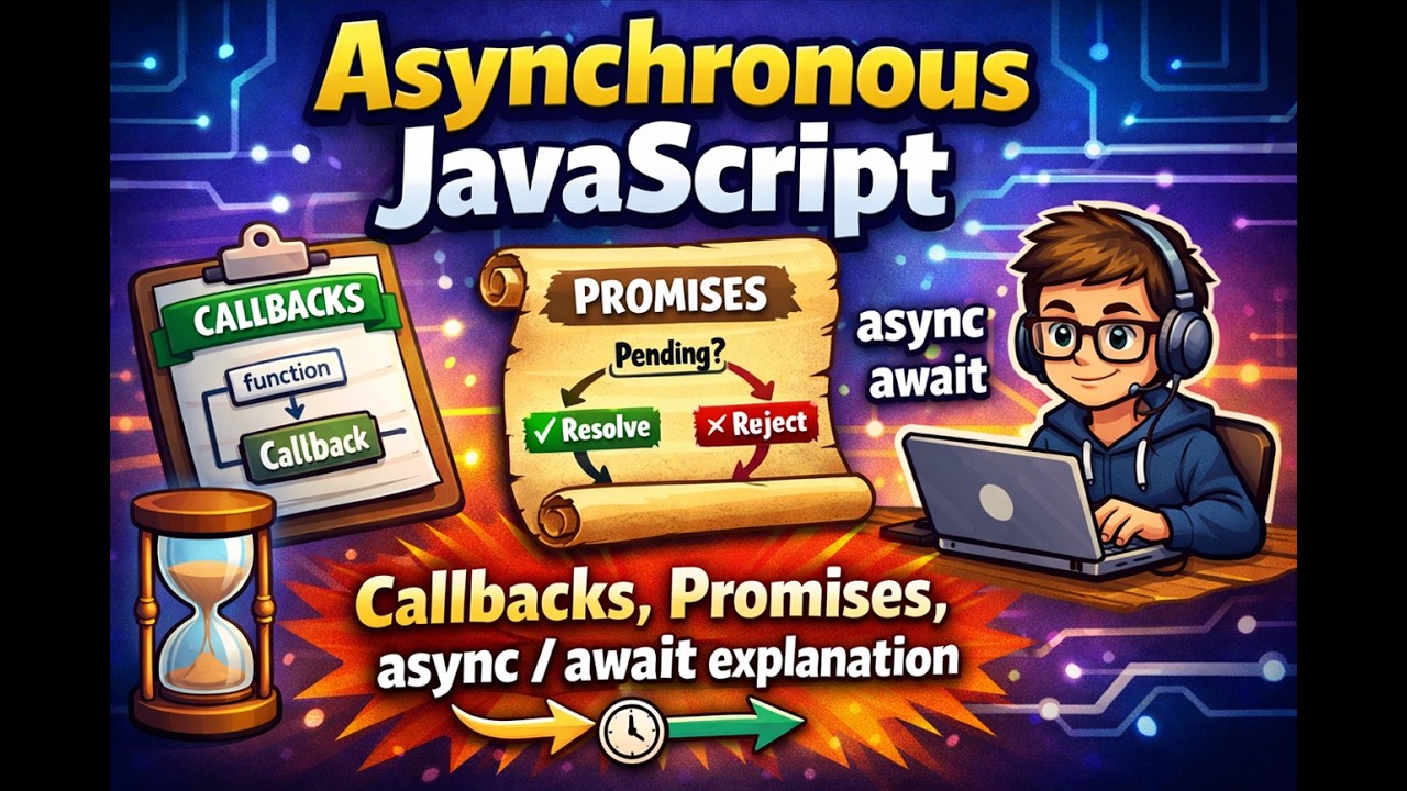 JavaScript Asynchronous Concepts Explained - YouTube