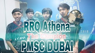 MATCH TERAKHIR - DETIK DETIK RRQ ATHENA (thailand) JUARA PMSC DI DUBAI | PUBG Mobile Indonesia