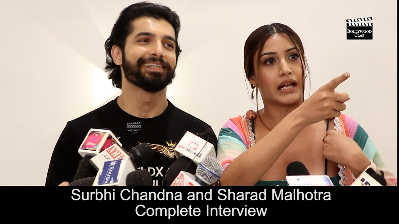 Surbhi Chandna And Sharad Malhotra COMPLETE INTERVIEW | Bepanah Ishq Success Celebration