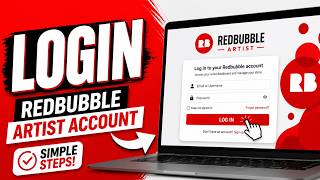 How to login to your Redbubble artist account - simple steps
