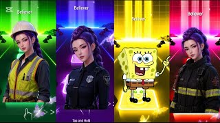 Kpop Demon Hunters Vs Coffen Dance VS Tiles Hop EDM RUSH 🎧 screenshot 2