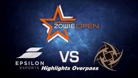 CS:GO | DreamHack ZOWIE OPEN SUMMER 2016 (HIGHLIGHTS - Epsilon-NIP Overpass)