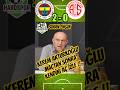 Fenerbahçe 2-0 Antalyaspor | Sinan Engin "Kerem Aktürkoğlu Maçtan Sonra Kendini İzle"
