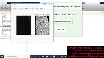 Fingerprint Image Identification for Crime Detection