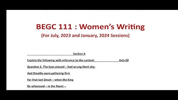 BEGC 111 SOLVED ASSIGNMENT 2023-24 / IGNOU BEGC 111 SOLVED ASSIGNMENT/ WATSAPP:- 8228091239