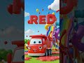 Learn Colors with Dump Truck 🚚 | Red Color for Kids | 3D Kids Learning