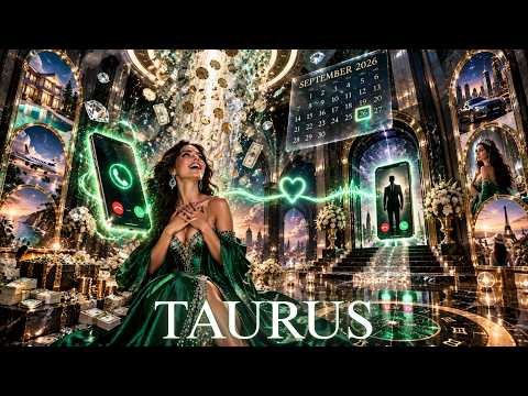 TAURUS IT'S COMING ♥️ A LOT OF MONEY 💰 AND THE CALL YOU'VE BEEN WAITING FOR 📞🥰 SEPTEMBER 2026