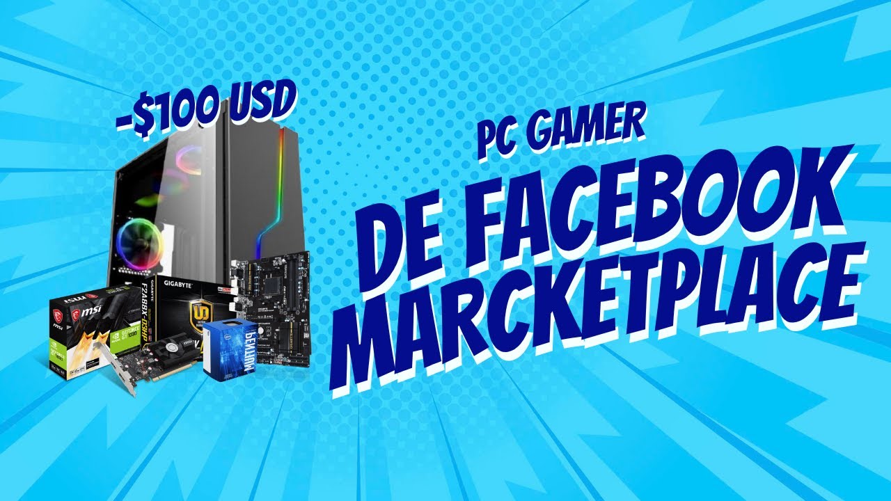 ARMÉ ESTA PC GAMER SOLO CON PARTES DE FACEBOOK MARKETPLACE