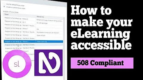 How to make your course accessible in Storyline 360 | Alt Texts