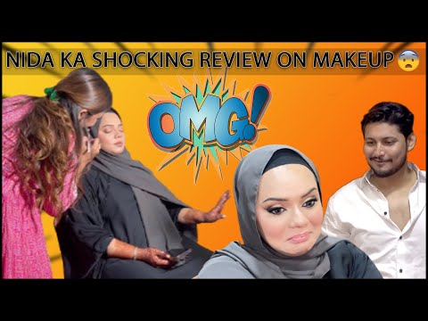 Nida ka Shocking Review on makeup 😟 @Sufiyankhanvlogs90