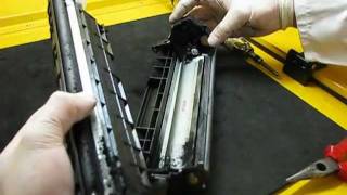 How to refill HP Q2612A & Canon FX-10 toner cartridge