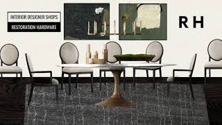 Restoration Hardware Dining Room Created by an Interior Designer