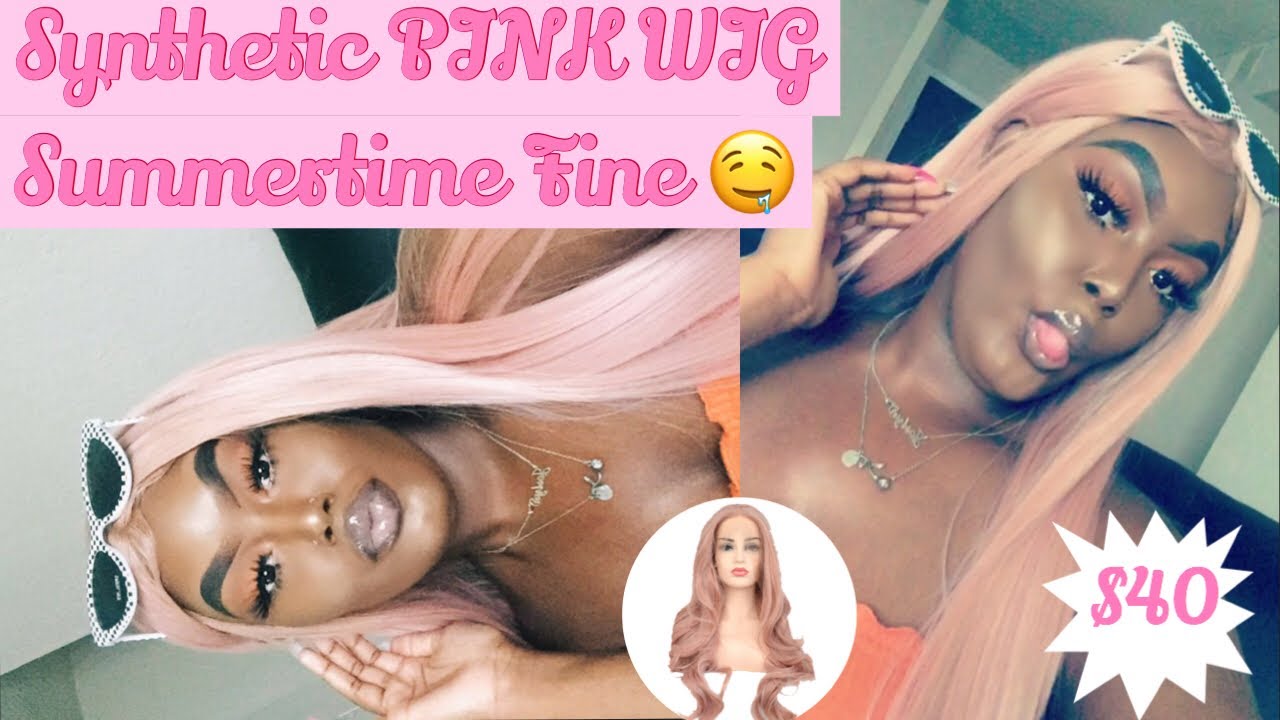 BOMB Affordable Pink Wig For Darkskin 😍🍫| Amazon.com