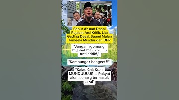 Sebut Ahmad Dhani Pejabat Anti Kritik, Lita Gading Desak Suami Mulan Jameela Mundur dari DPR