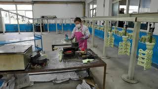 Assemble wax patterns,  Dawang Metals