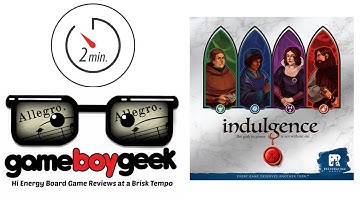 Indulgence (Allegro 2-min Review) with the Game Boy Geek