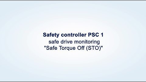Schmersal Product Animations - PSC1 Functions: STO Safe Torque Off