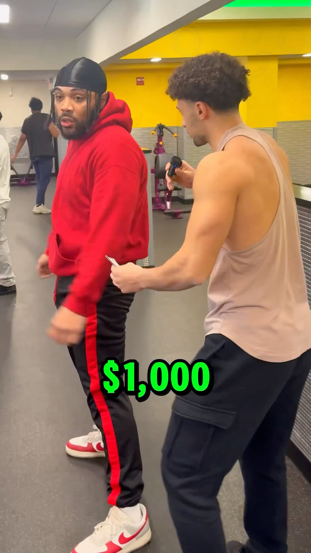 Can he lift more than me for $1,000??⁉️