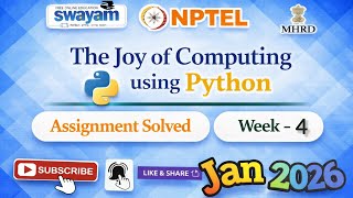 The Joy of Computing using Python Week 4 Assignment Answer#NPTELASSIGNMENTS#JOYOFCOMPUTING#2026jan