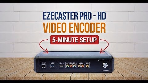 EzeCaster Pro HDMI H.264 Full HD Live Streaming Video Encoder – Professional Broadcast Equipment