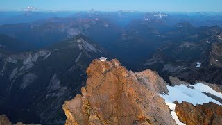 The Loneliest Mountain Cabin in the World!  Three Fingers Lookout, WA [4K]