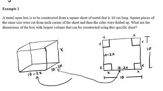 Math 3A Calculus I: Section 4.7 Optimization