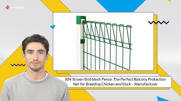 304 Screen Grid Mesh Fence: The Perfect Balcony Protection Net for Breeding Chicken and Duck - Manuf