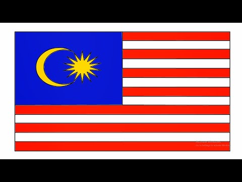 Video Vẽ Quốc Kỳ Malaysia - Hướng Dẫn Vẽ Lá Cờ Các Quốc Gia... - youtube