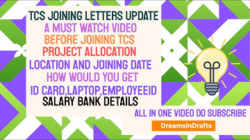 TCS Joining Letters|TCS Salary, Laptop, Employee ID & Onboarding Secrets Revealed!|CommentSubscribe