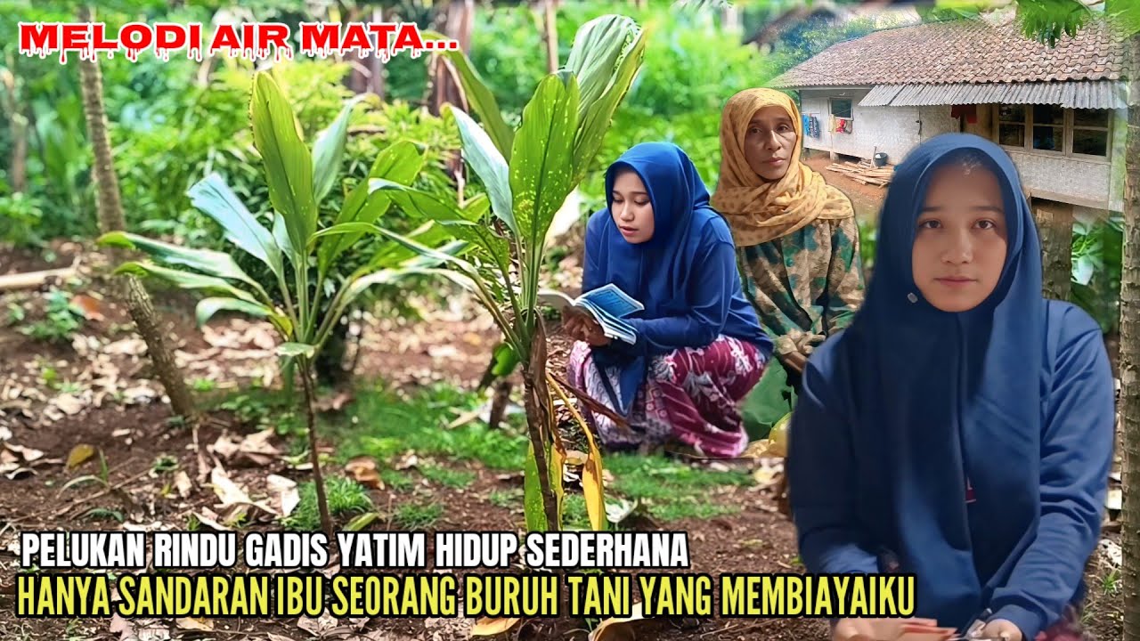 MELODI AIR MATA‼️PELUKAN RINDU GADIS YATIM HIDUP SEDERHANA HANYA SANDARAN IBU SEORANG BURUH TANI