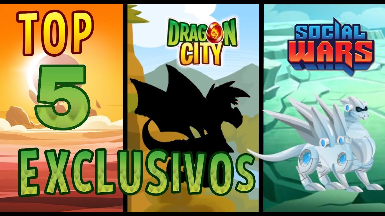 "Top 5 Dragones Mas EXCLUSIVOS de Dragon City"