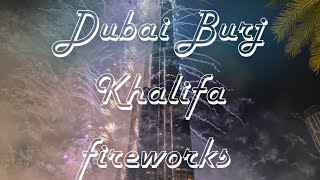 Dubai Burj Khalifa Fireworks UAE ❤| Happy New Year Celebration 2024 ! Dubai walking tour..