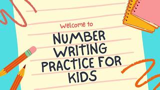 Learn to Write Numbers | 5-Second Writing Challenge for Kids