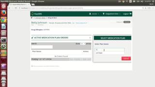 OpenMRS 2.3 Drug Order and Pharmacy module - How to create a plan drug order