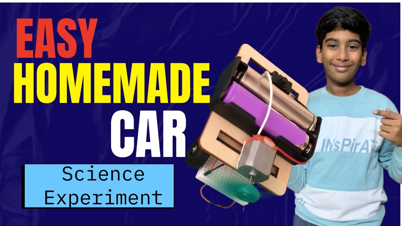 DC Motor Car For Kids | Fun Science DIY