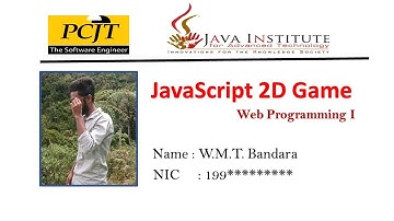 JavaScript 2D Game Development | Java Institute