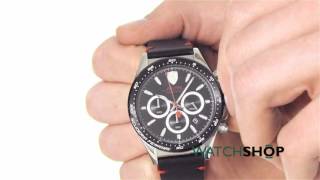 Product demonstration scuderia ferrari men's pilota chronograph watch
(0830389). buy online now at shop:
http://www.watchshop.com/mens-scuderia-ferrari...