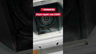 $249 repair bill 💸Would you fix it… or replace the whole unit?📞 204-400-5544 #appliancerepair